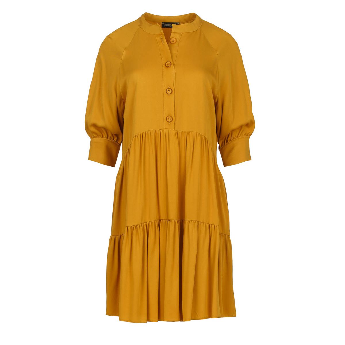 Lockeres Stufenkleid mit Raglanärmeln
