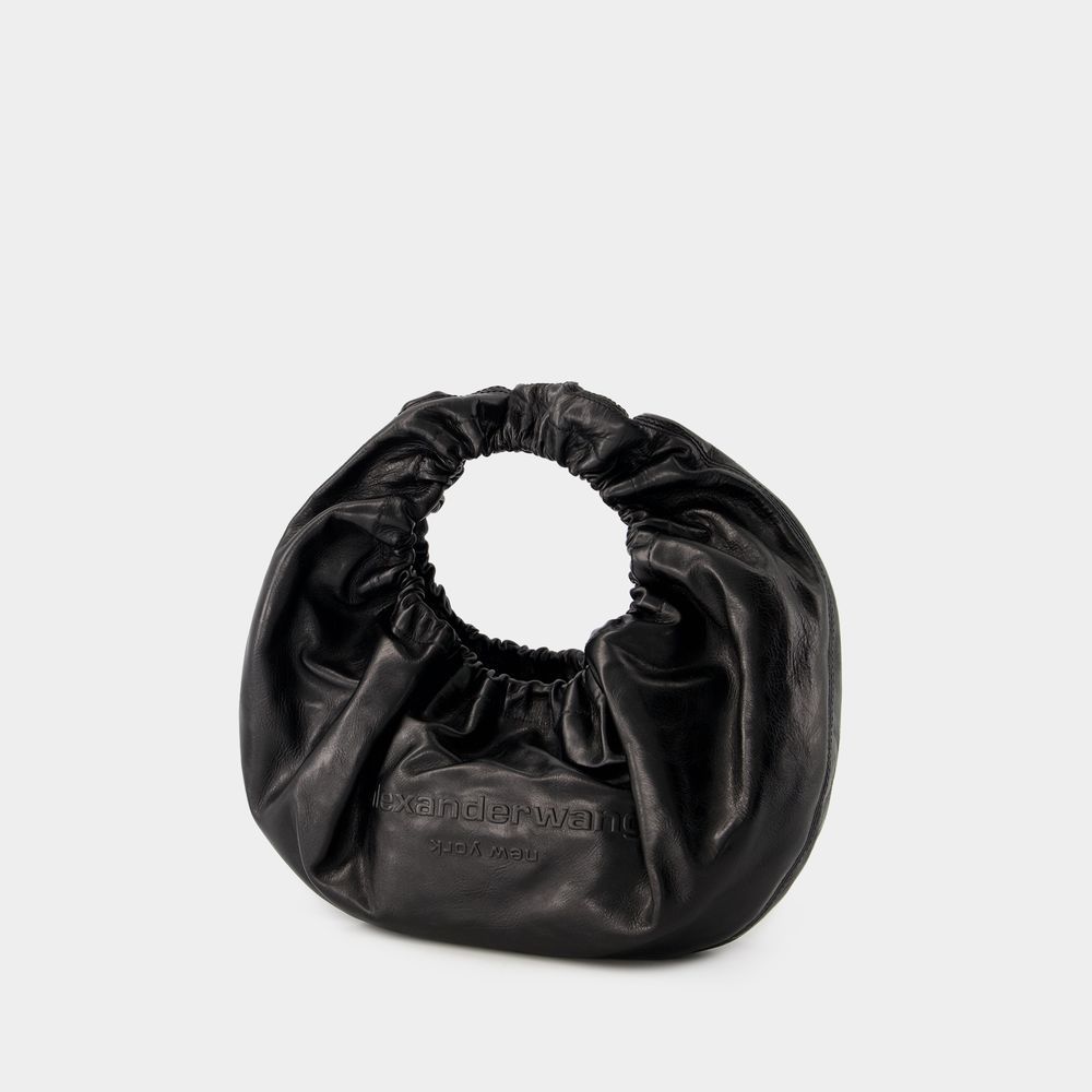 Kleine Crescent Handtasche aus Leder