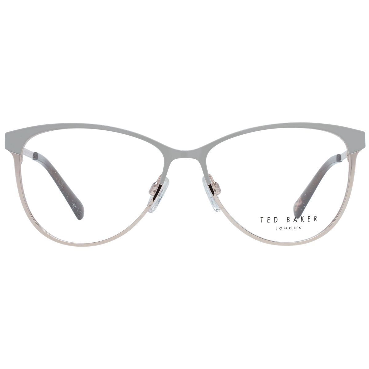 Moderne Cat-Eye-Metallbrille