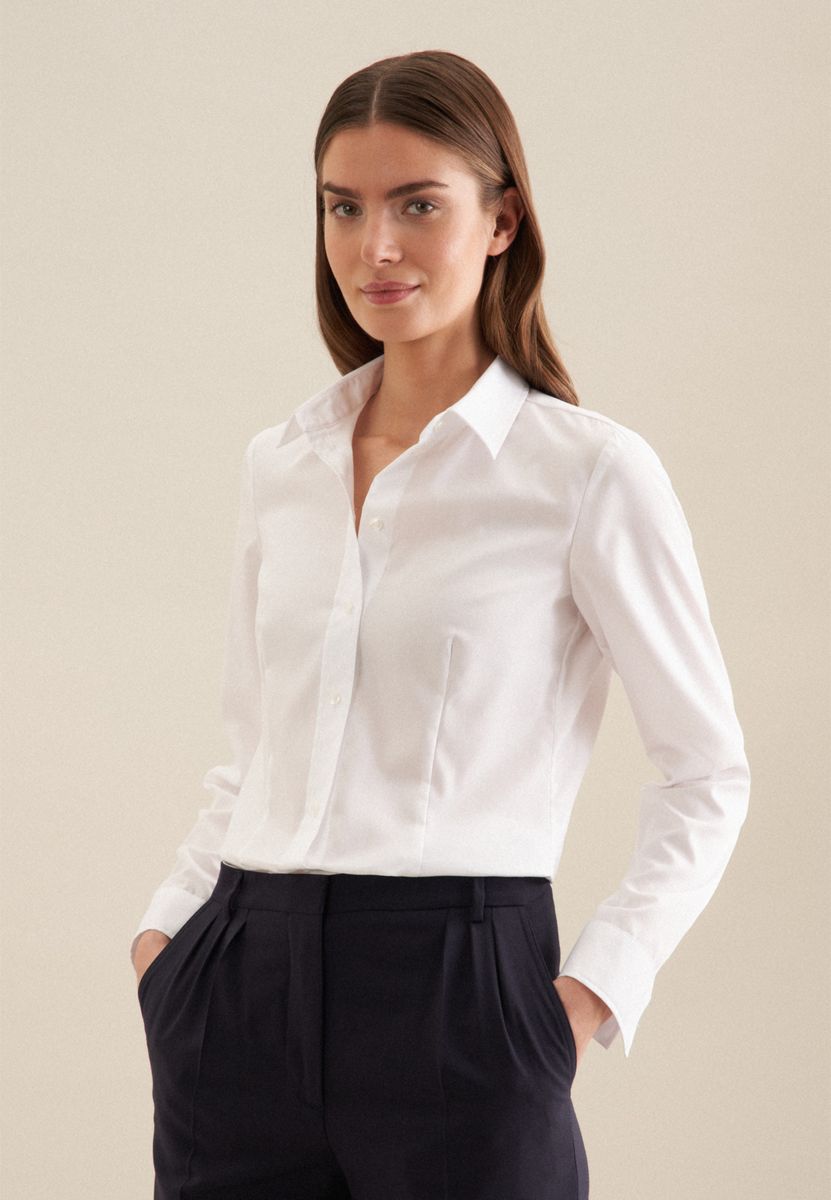 Klassische Regular-Fit Hemdbluse