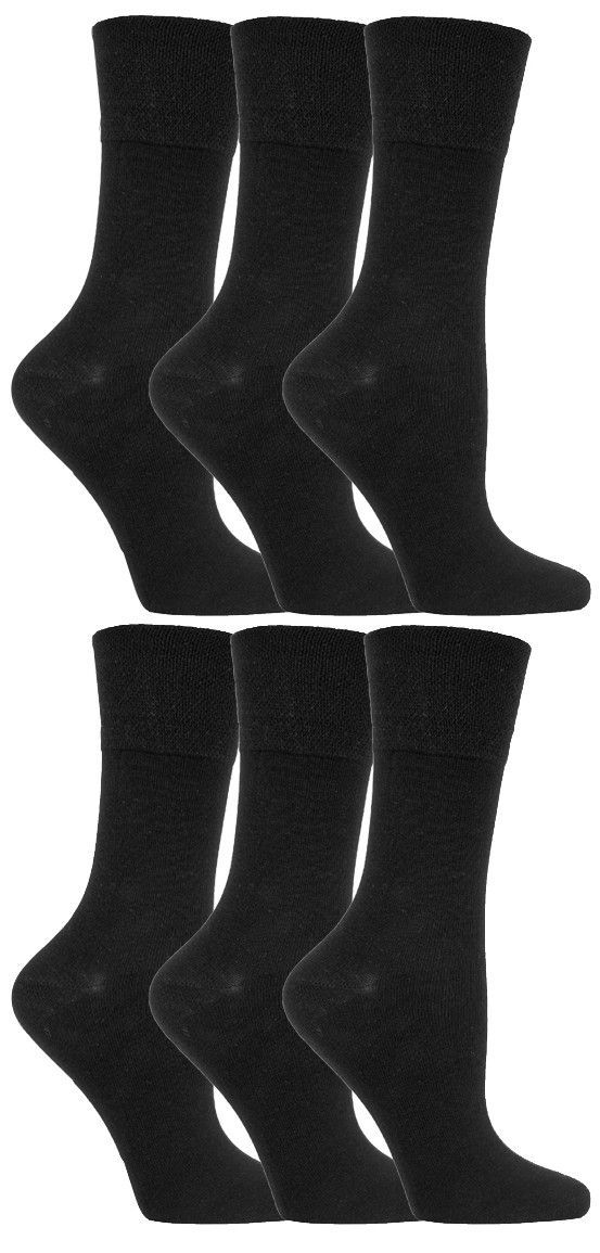 Druckfreie Socken mit Wabenbündchen