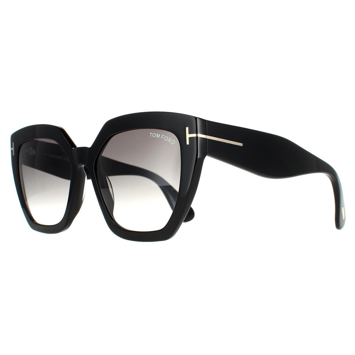 Markante geometrische Cat-Eye-Sonnenbrille