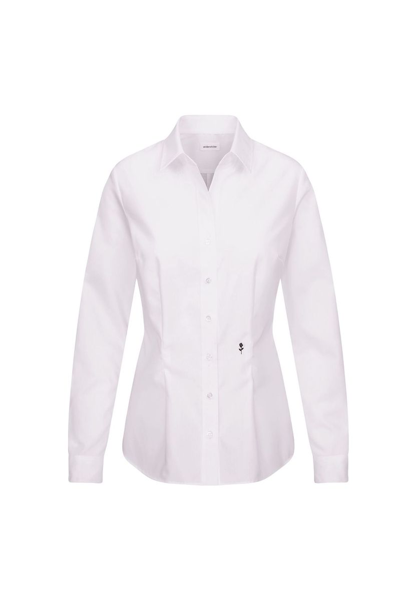 Klassische Slim-Fit Baumwollbluse