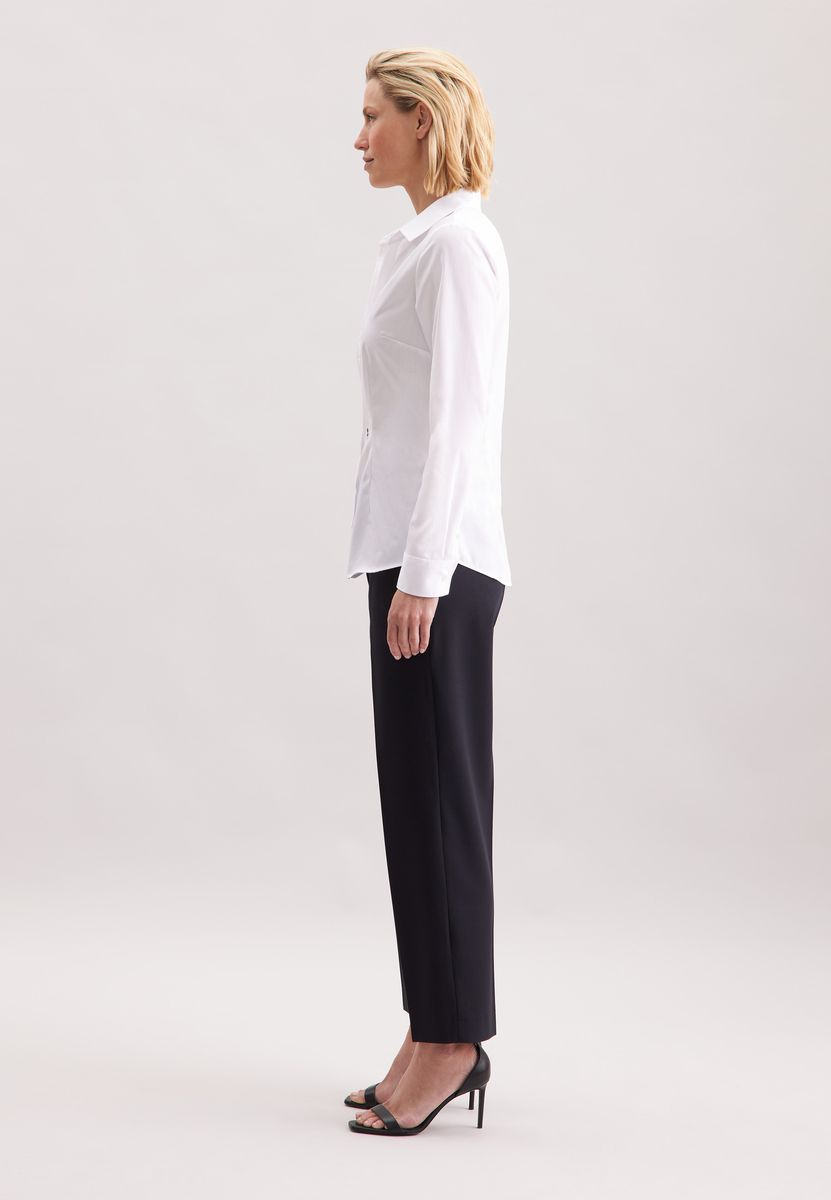 Klassische Slim-Fit Baumwollbluse
