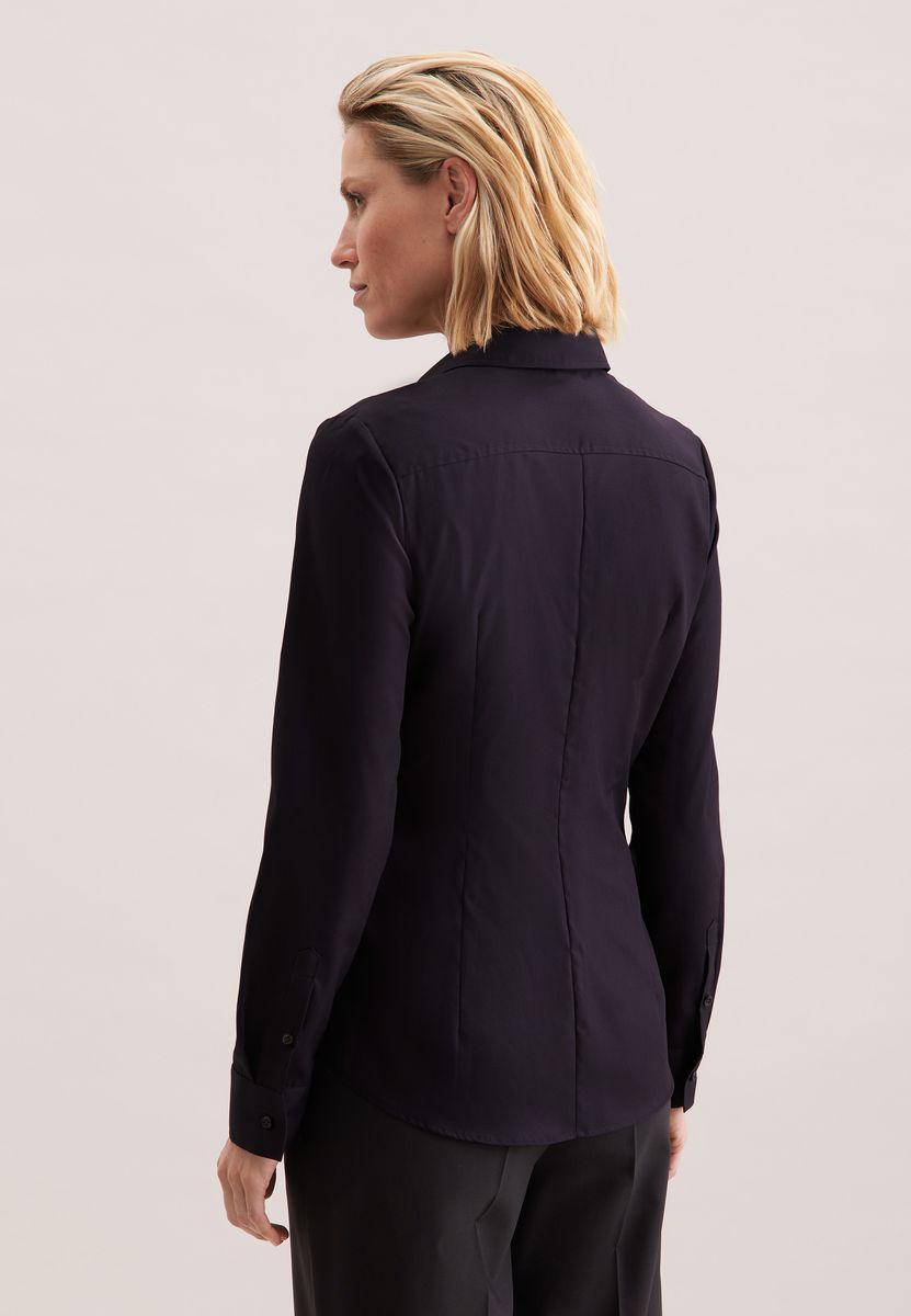 Klassische Slim-Fit Baumwollbluse