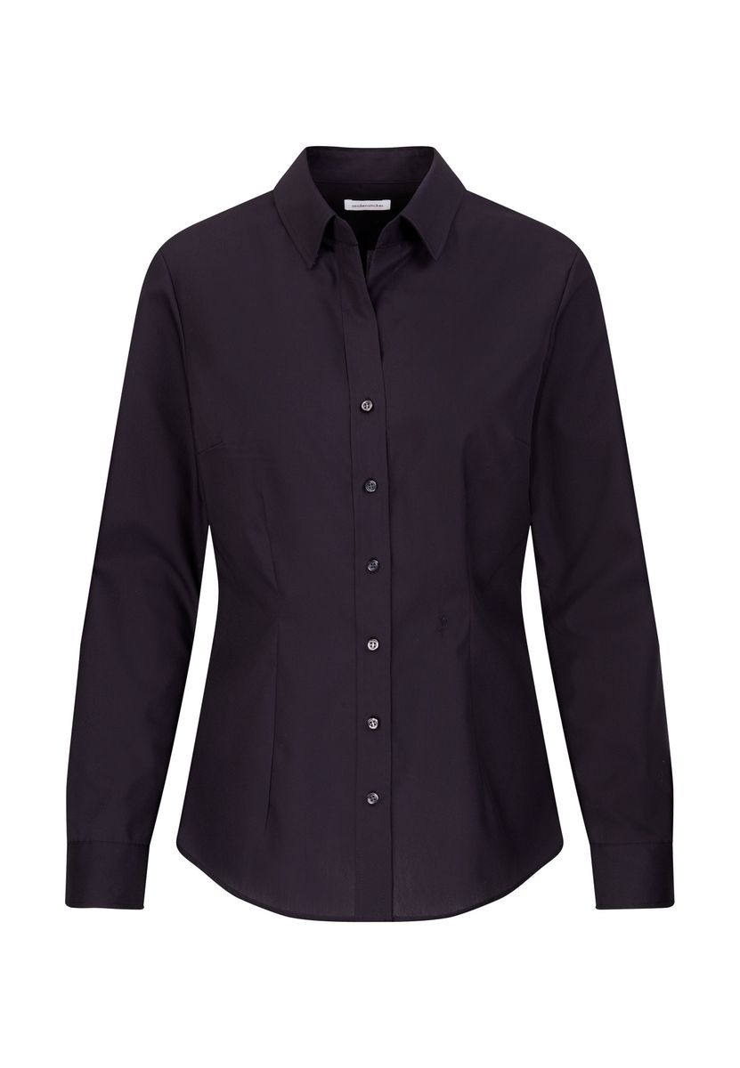 Klassische Slim-Fit Baumwollbluse