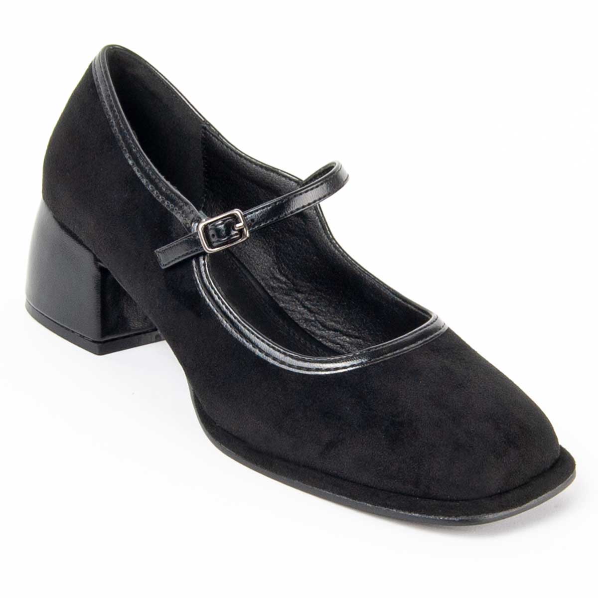 Klassische Mary-Janes mit Blockabsatz