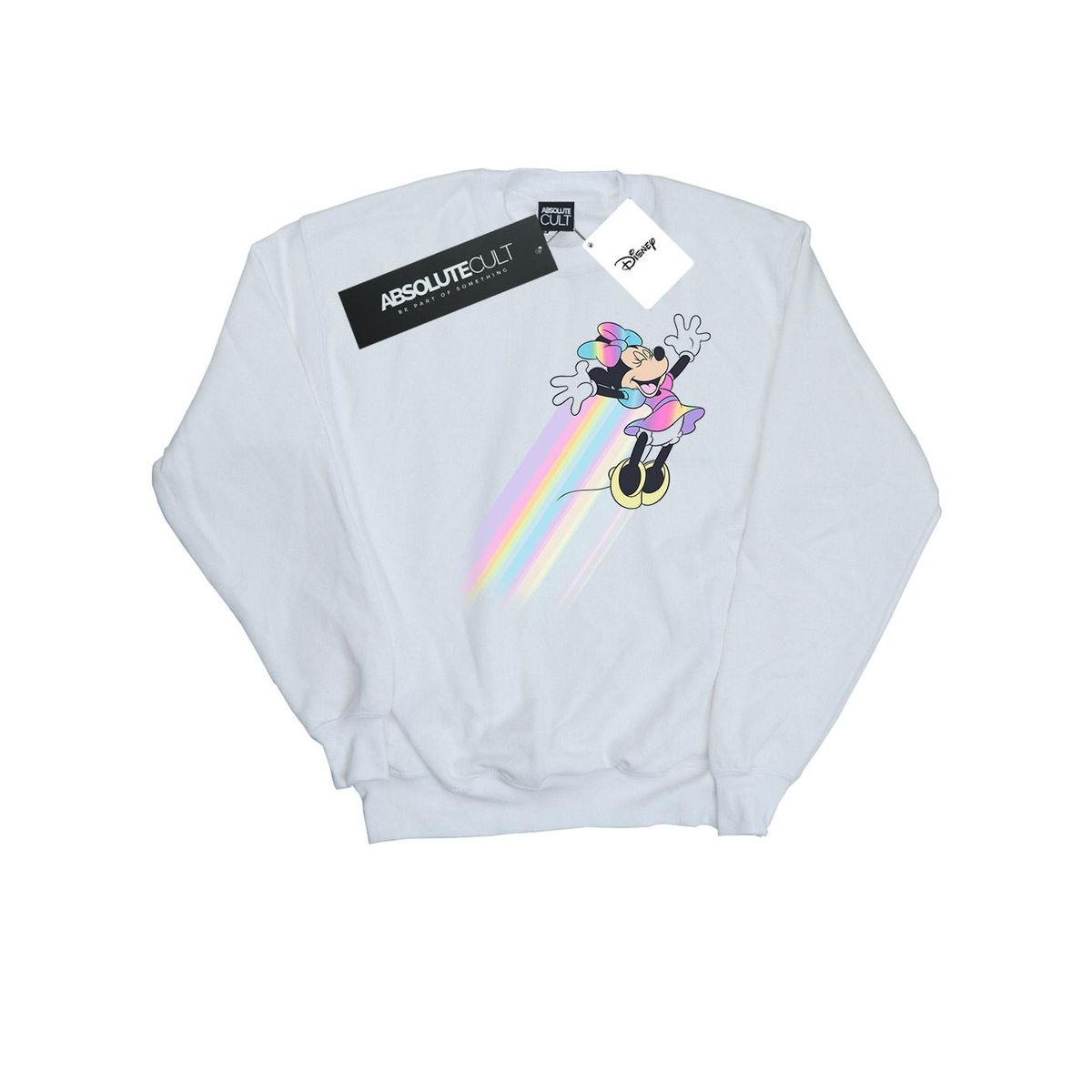 Minnie Mouse Sweatshirt mit Regenbogen-Grafik