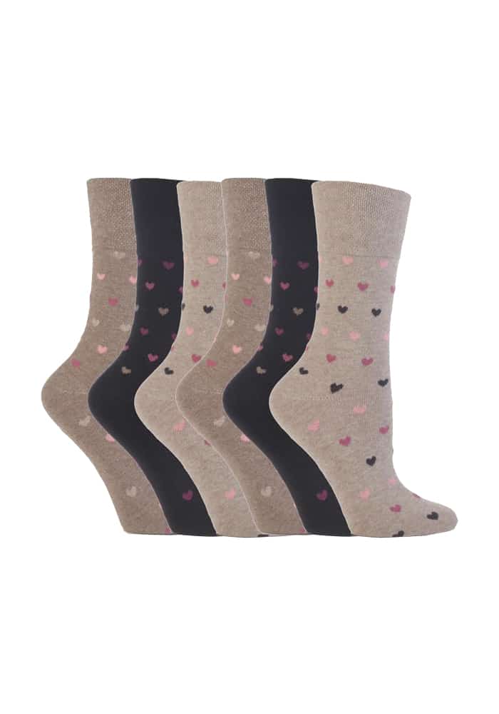 Socken-Set mit Herz-Muster