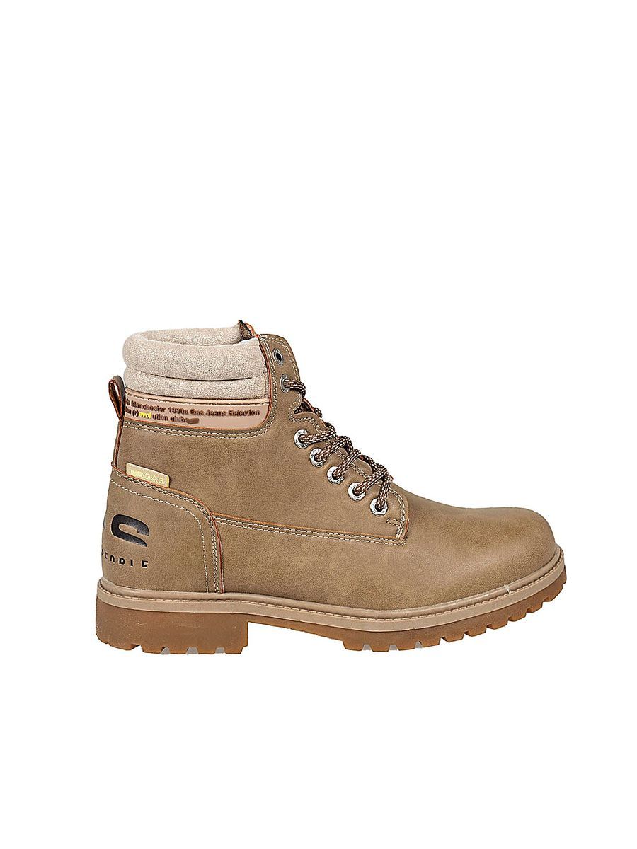 Robuste Schnürstiefeletten mit Profilsohle