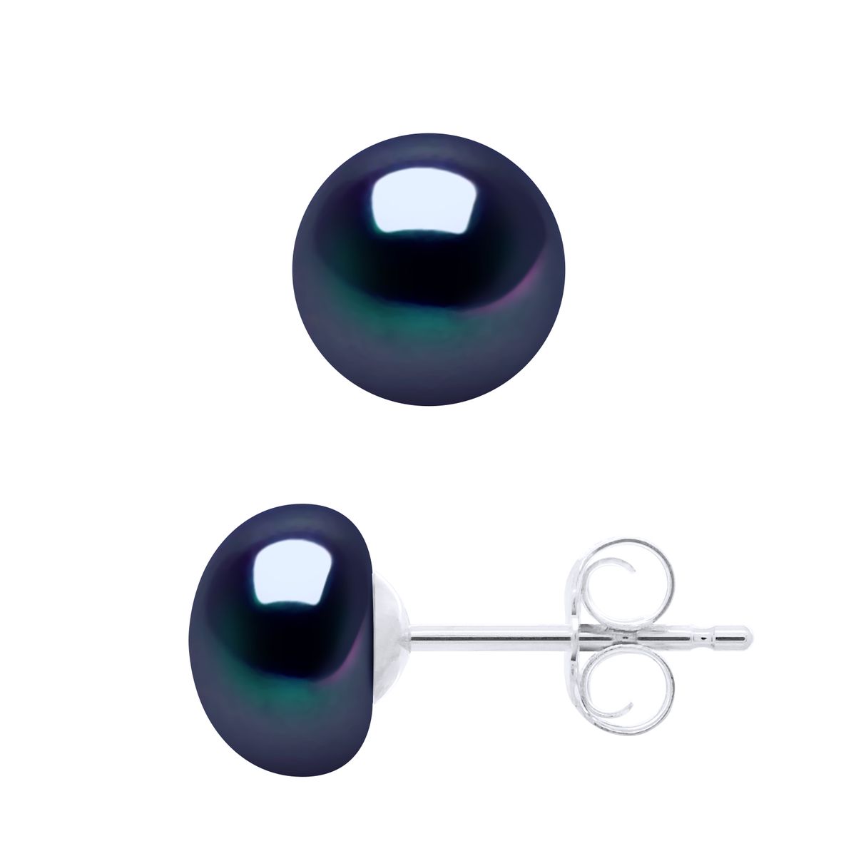 Elegante Süßwasserperlen-Ohrstecker
