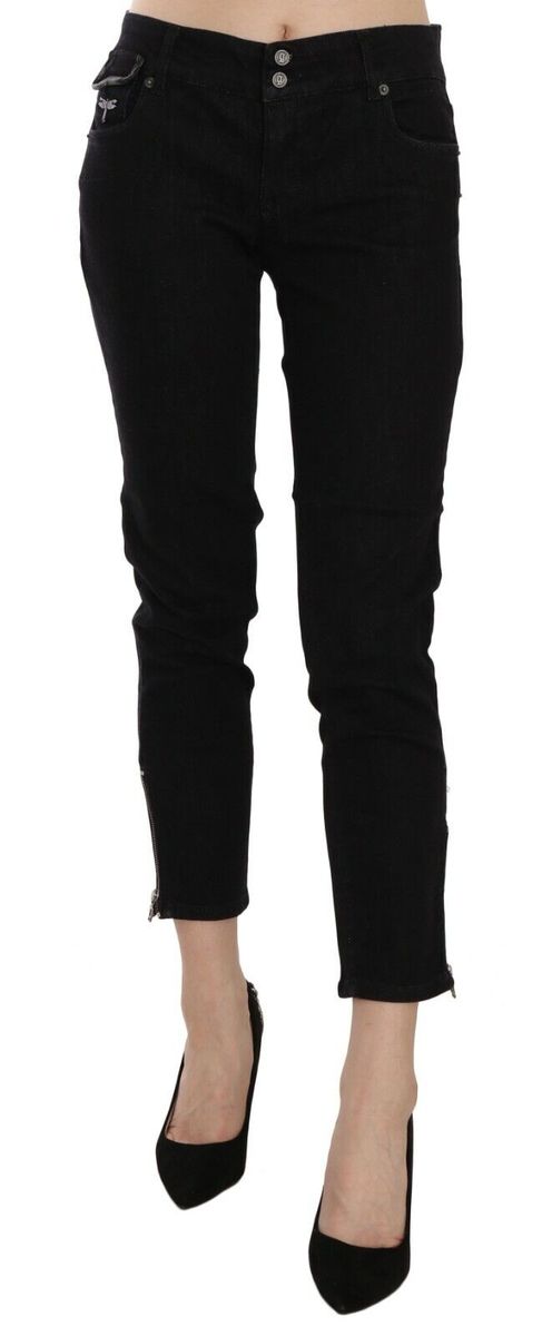 Slim-Jeans mit mittlerer Taille