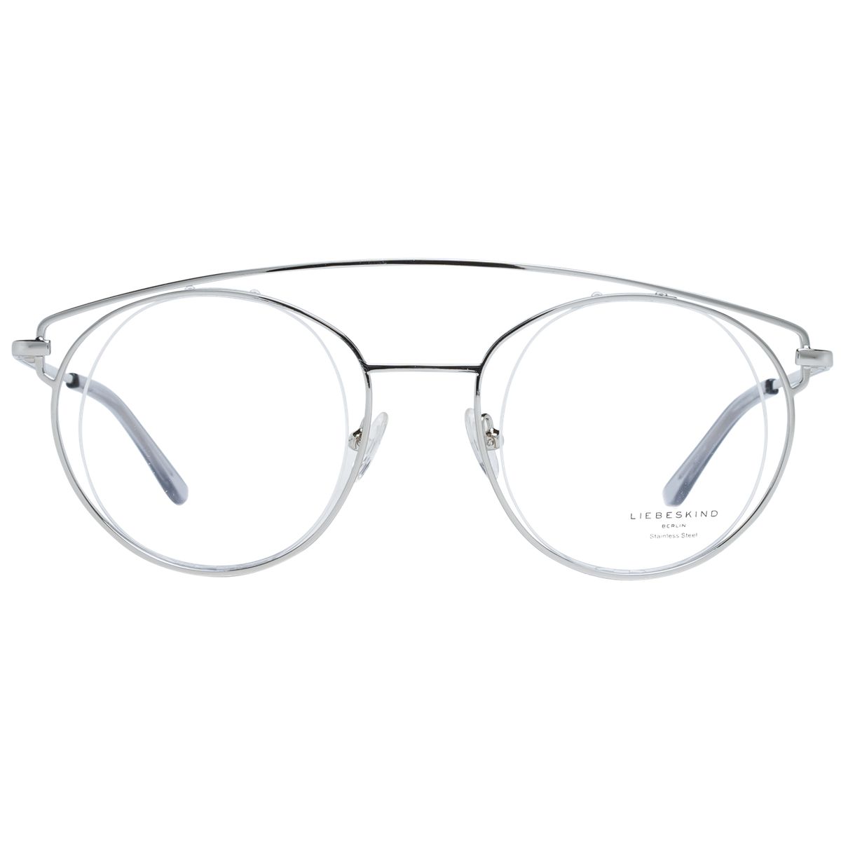 Architektonische runde Metallbrille