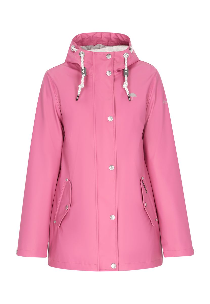 Funktionelle wasserdichte Regenjacke mit Kapuze