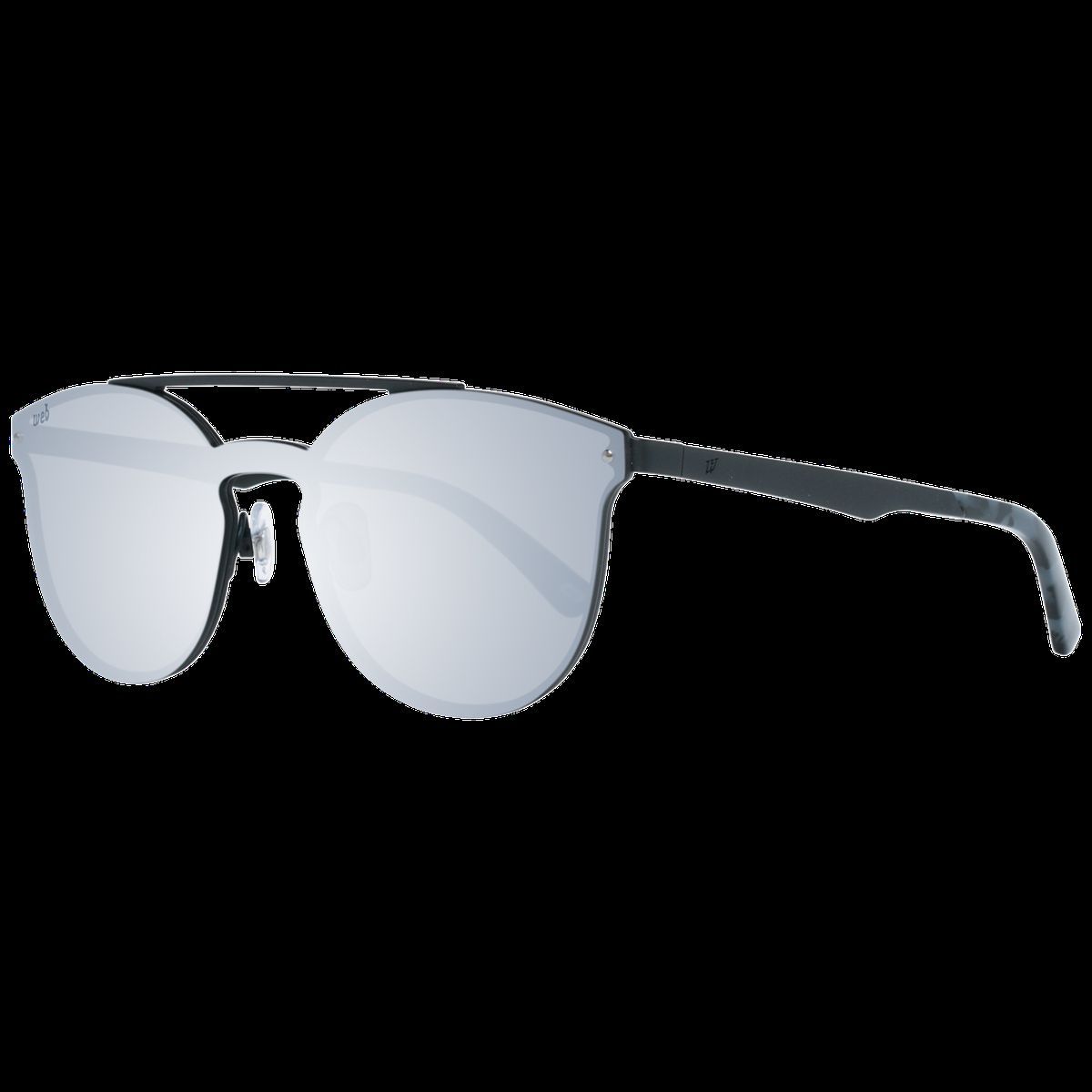 Futuristische randlose Mono-Glas-Sonnenbrille