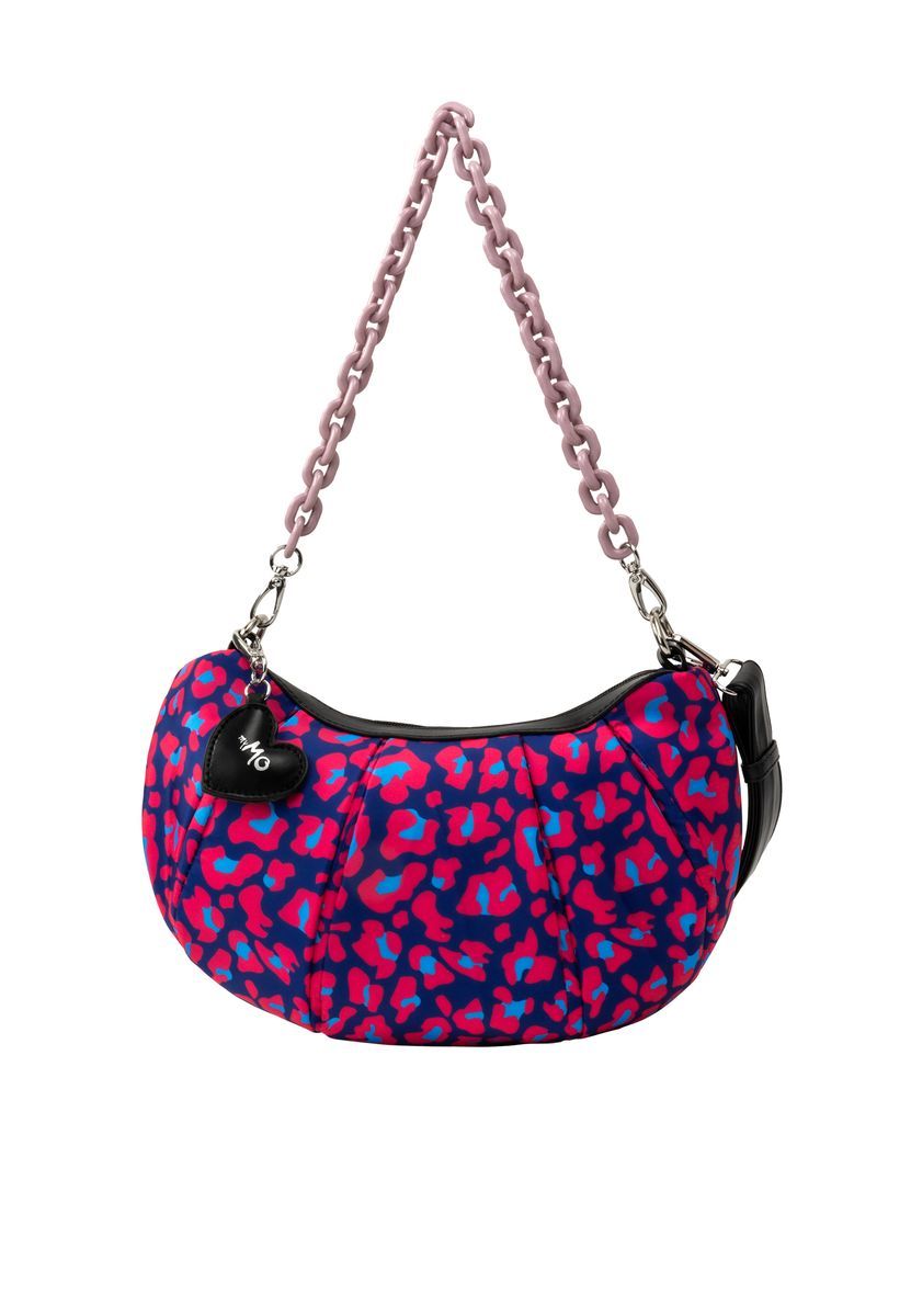 Schultertasche mit Leopardenmuster