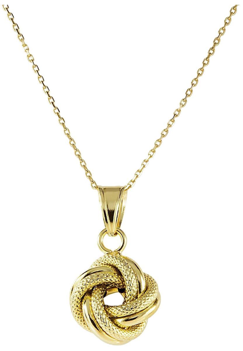 Elegante Halskette mit Knotenhänger