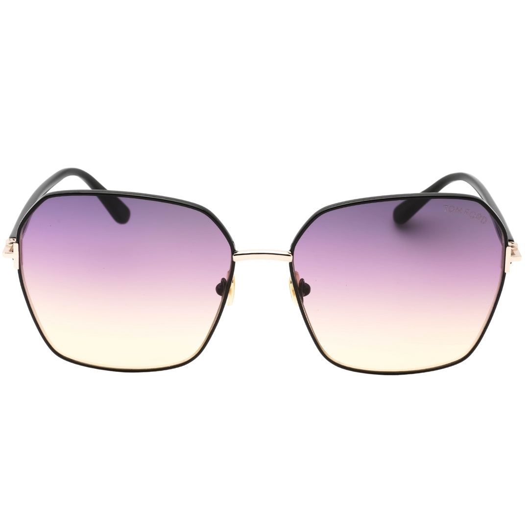 Claudia-02 Oversized Geometrische Sonnenbrille