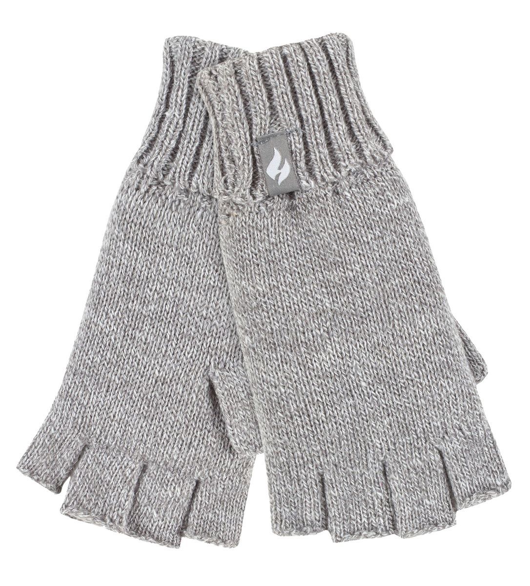 Gerippte Thermohandschuhe ohne Finger
