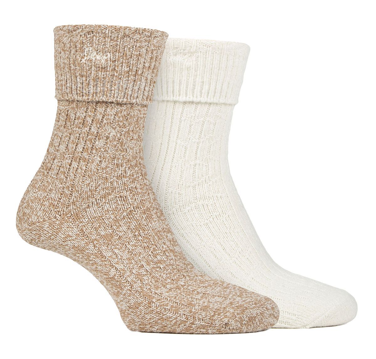 Weiche Ripp-Socken mit Umschlagbündchen