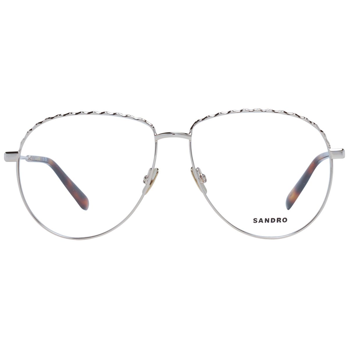 Aviator-Brillenfassung mit gewelltem Rand
