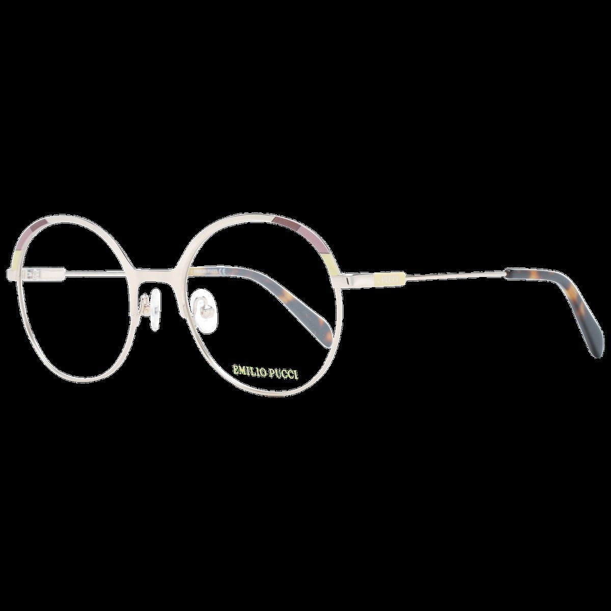 Runde Metallbrille mit Emaille-Details