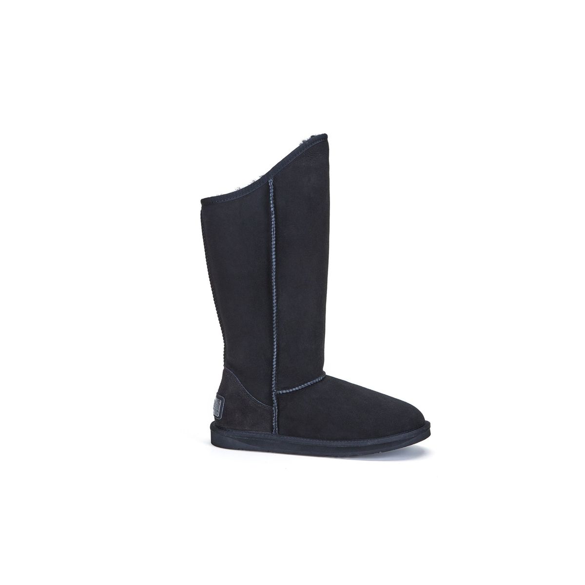 Klassische Hohe Lammfell-Schlupfstiefel