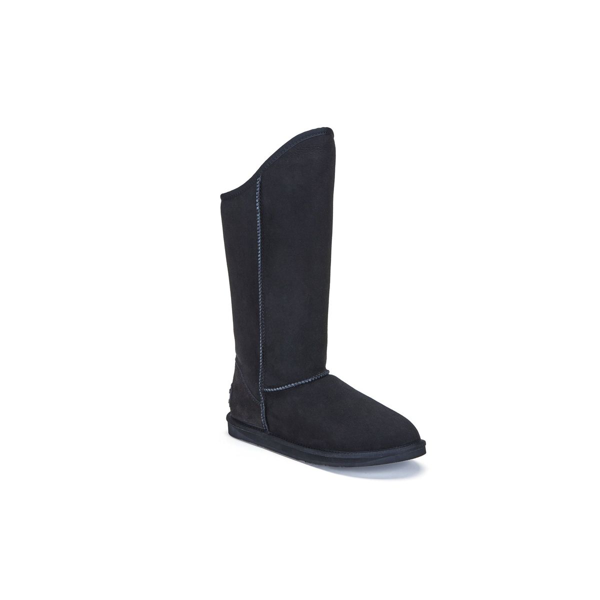 Klassische Hohe Lammfell-Schlupfstiefel