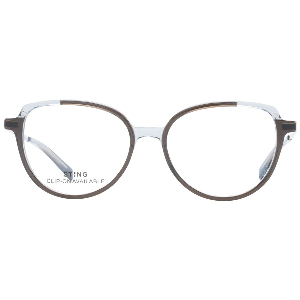 Elegante runde Acetat-Brille