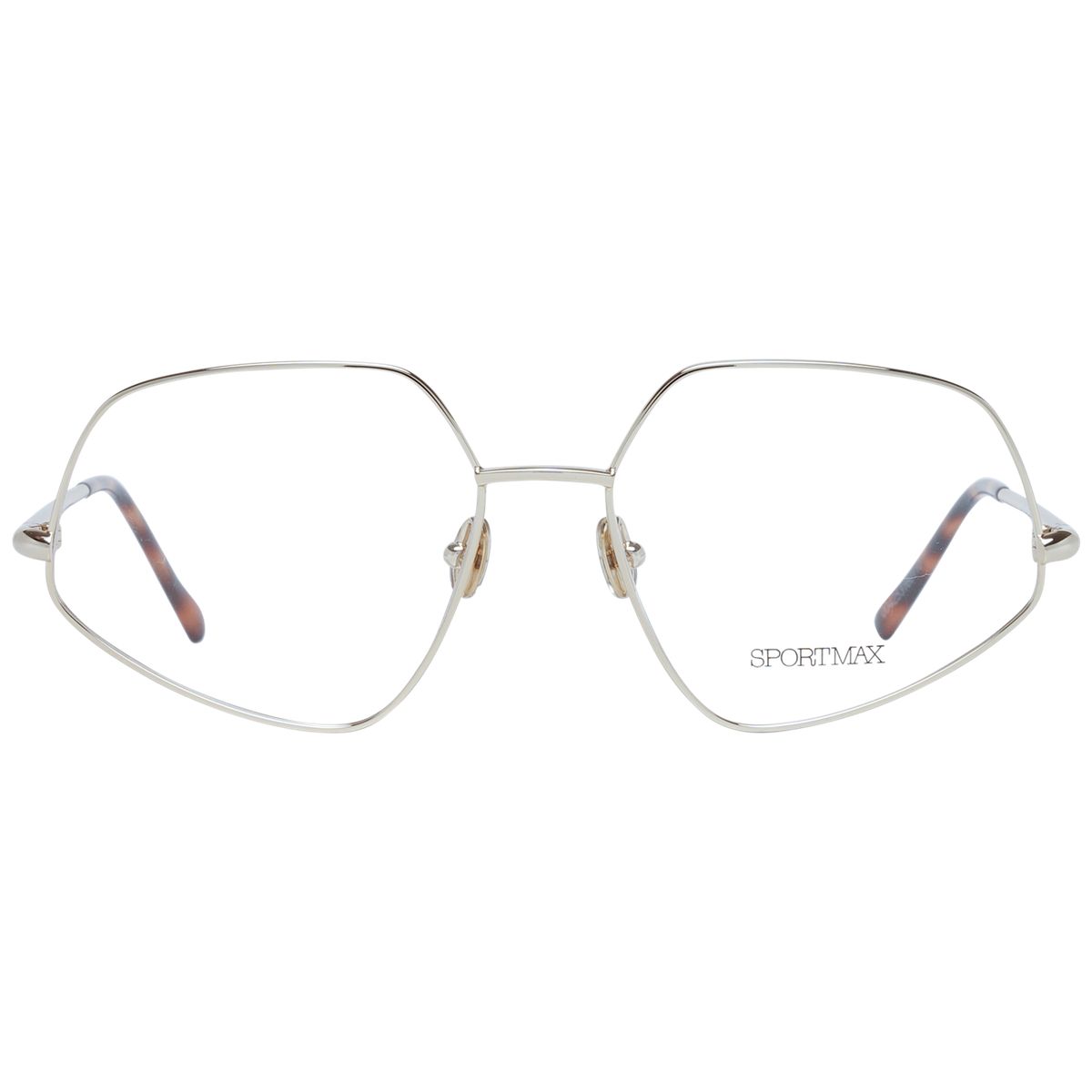 Geometrische Übergroße Metallbrille