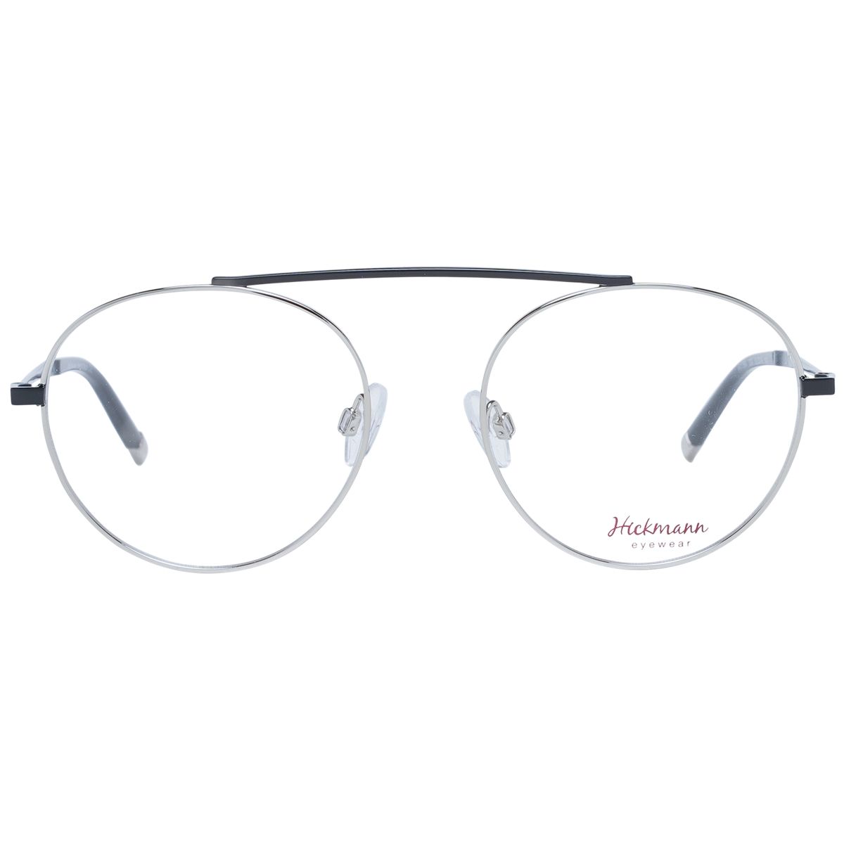 Runde Metallbrille mit Doppelsteg
