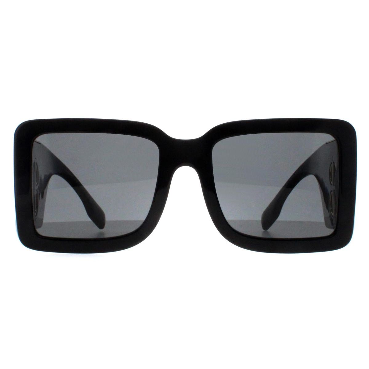 Quadratische Oversize-Sonnenbrille mit Logo