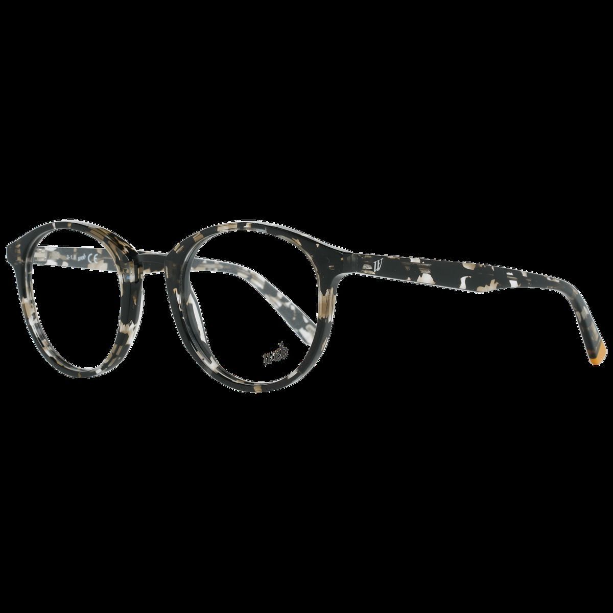 Runde Vollrandbrille in Schildpatt-Optik
