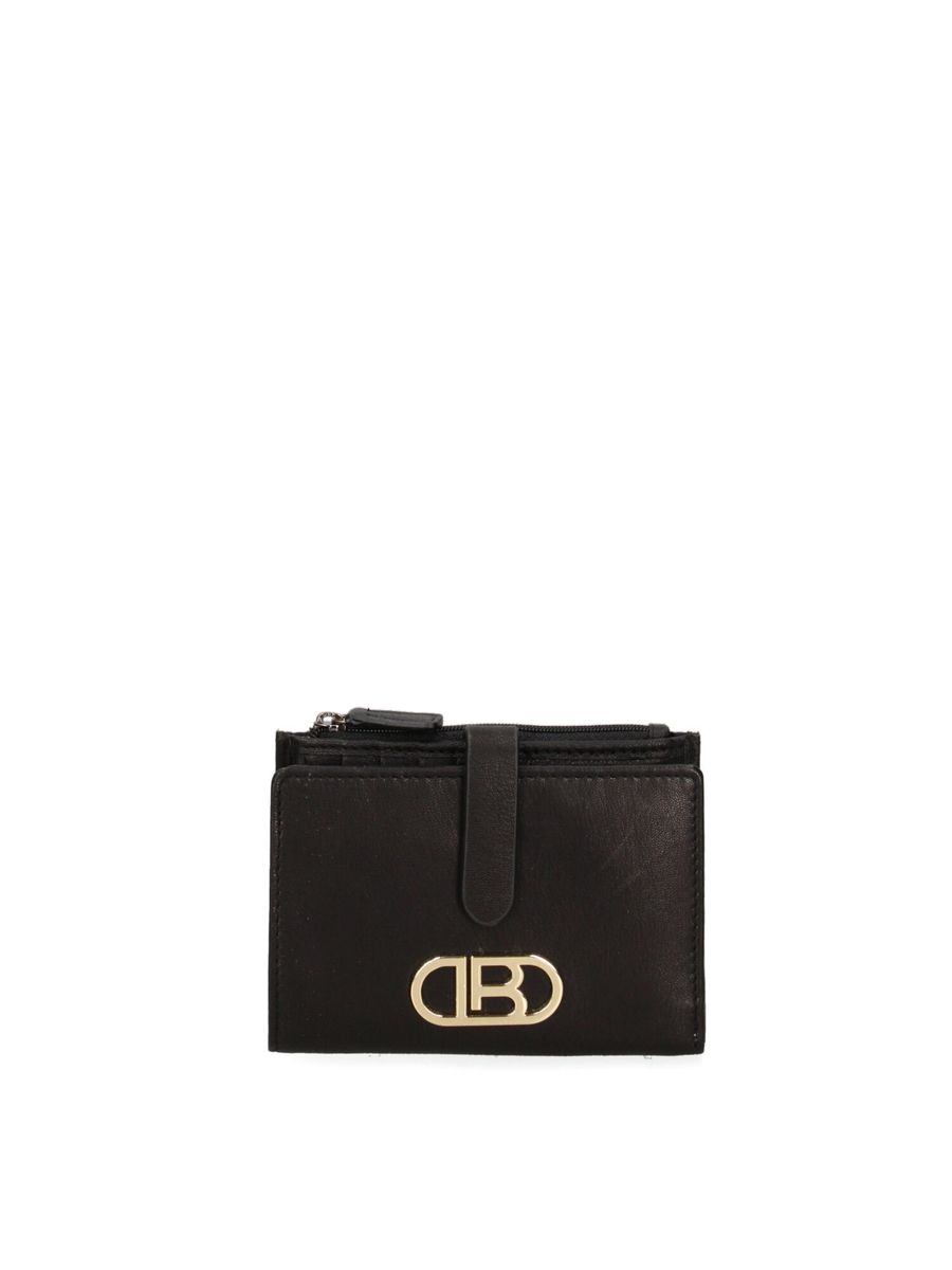 Elegante Ledergeldbörse mit Logo