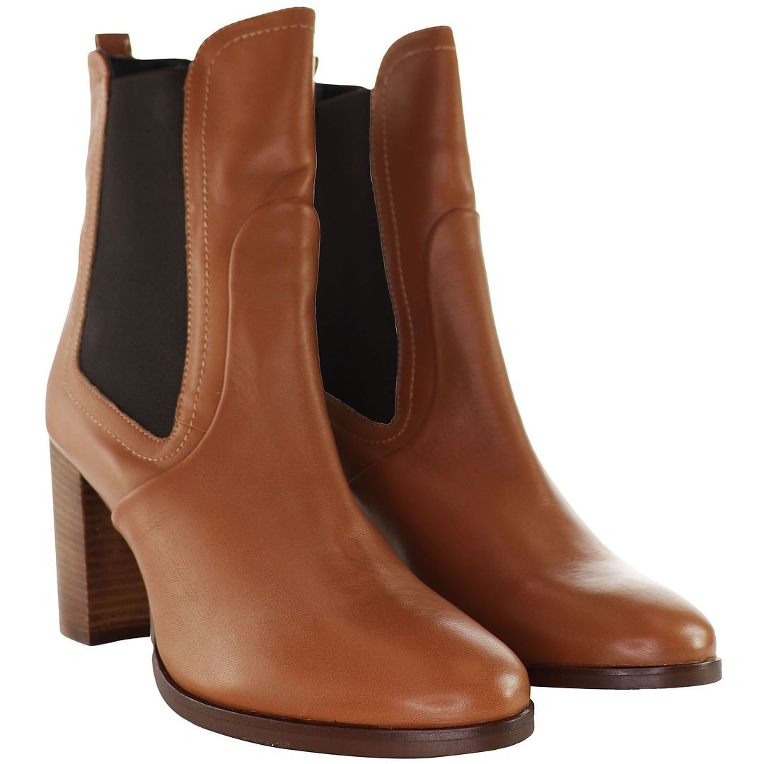 Chelsea-Boots mit Blockabsatz