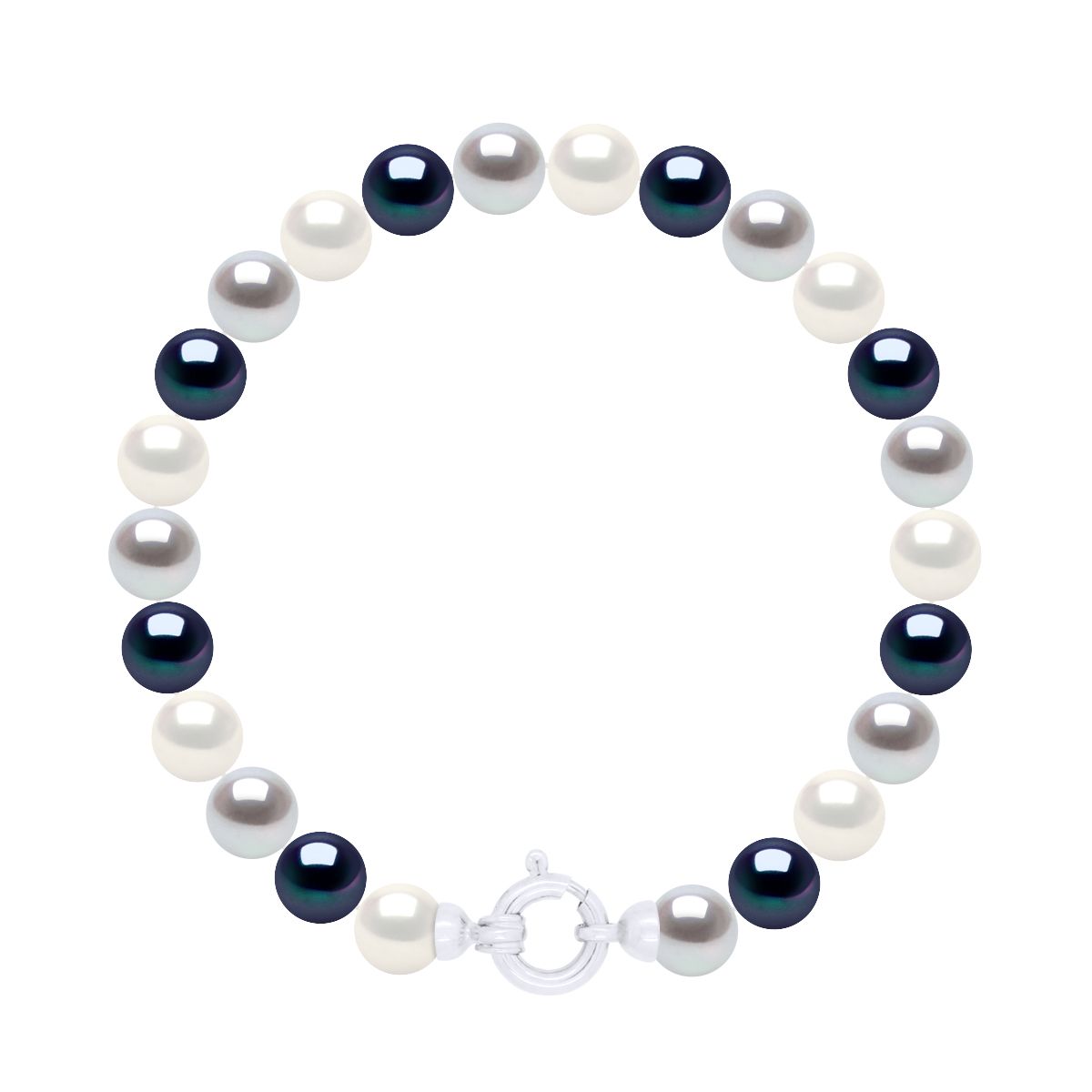 Mehrfarbiges Süßwasser-Zuchtperlen-Armband