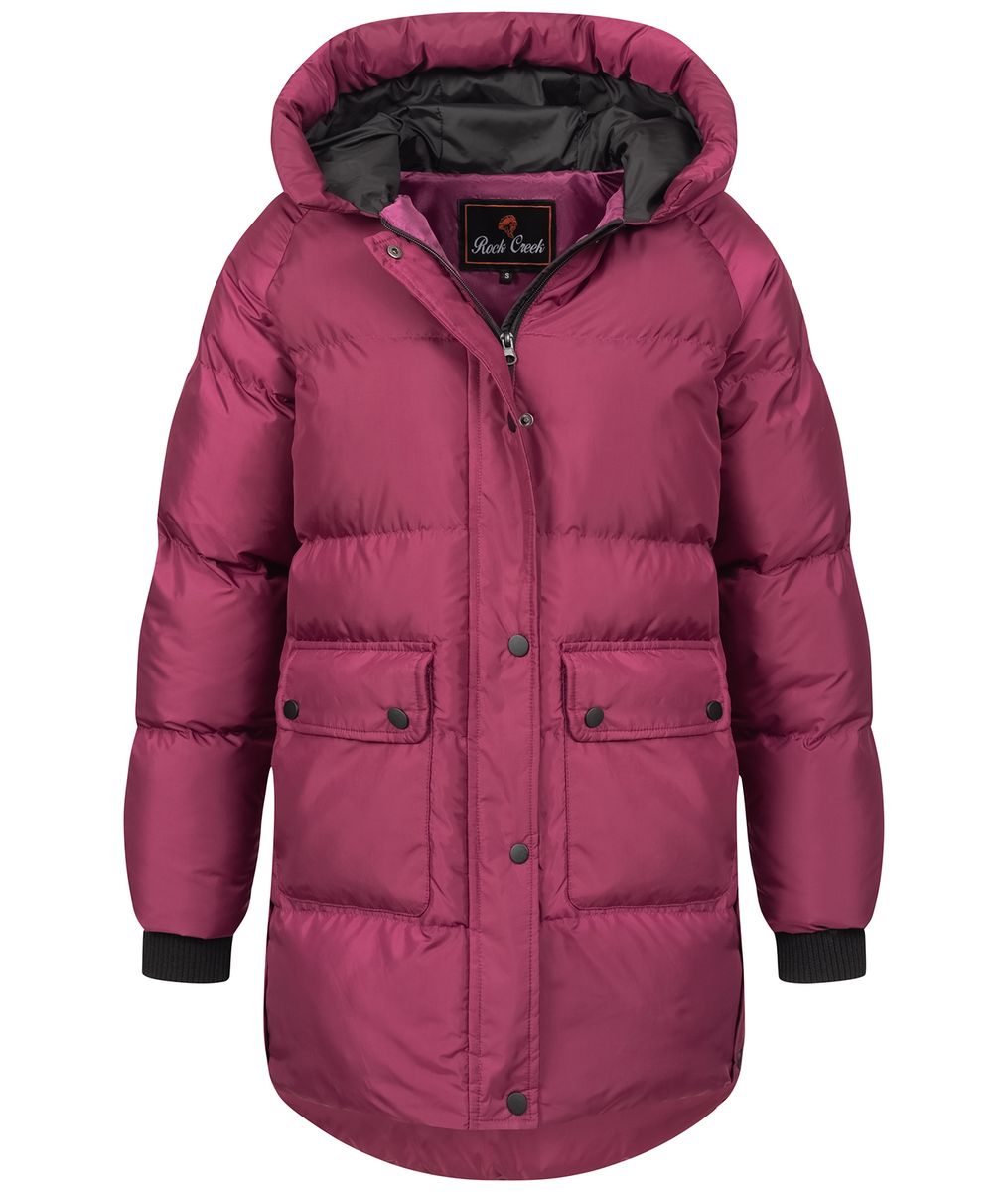 Wattierter Oversize-Parka mit Kapuze