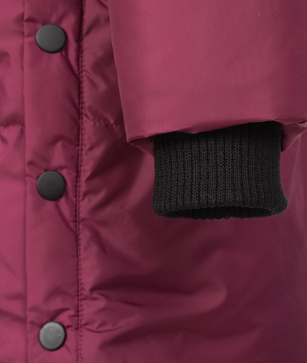 Wattierter Oversize-Parka mit Kapuze