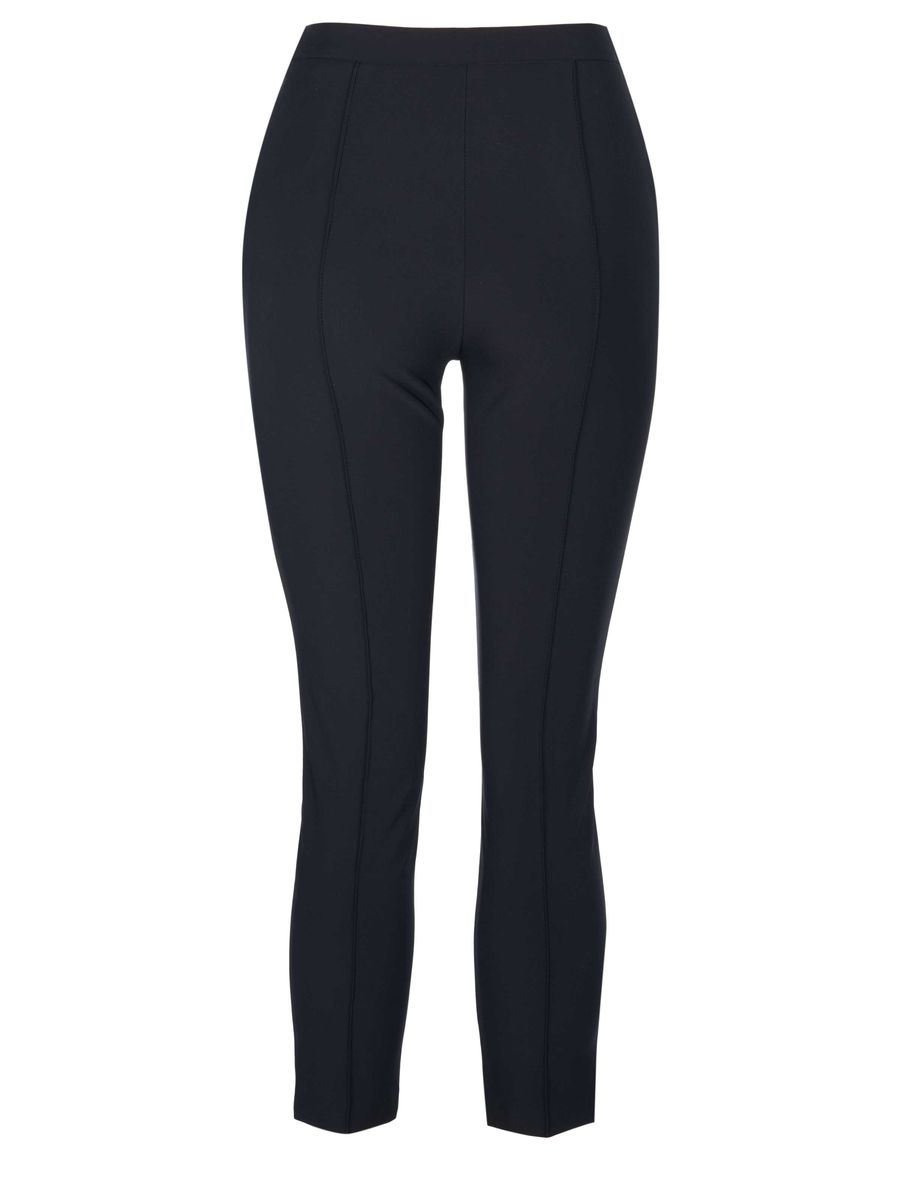 Skinny-Hose mit hohem Bund und Kette