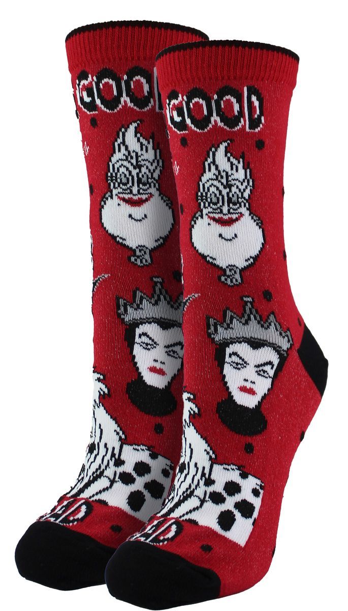 Disney Villains Grafik Crew Socken