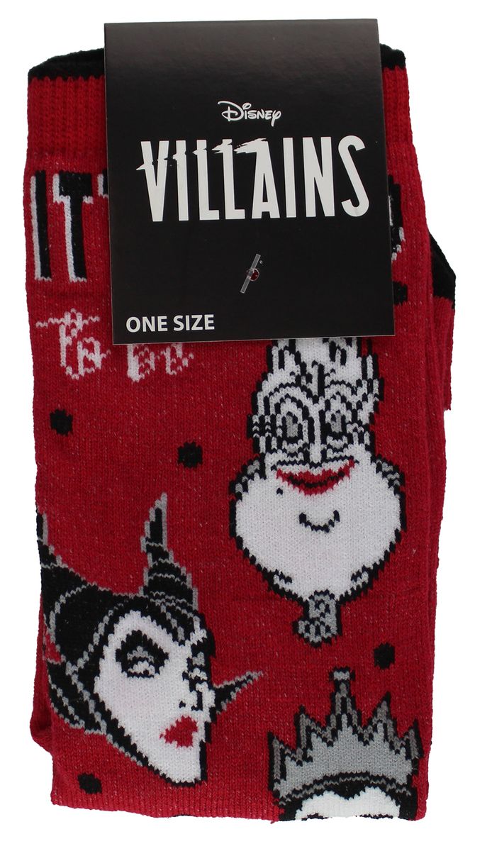 Disney Villains Grafik Crew Socken