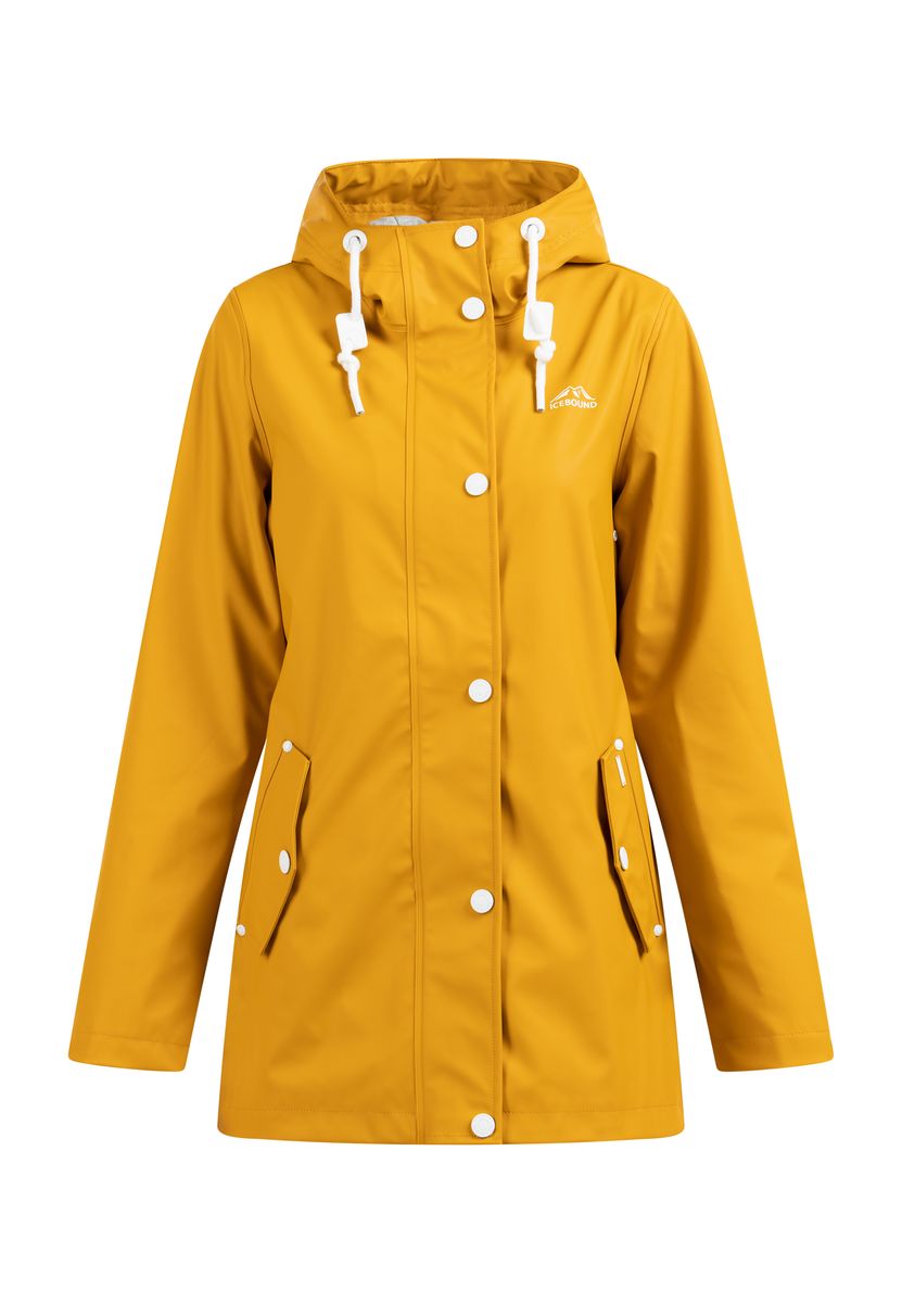Klassischer Regenparka mit Kapuze