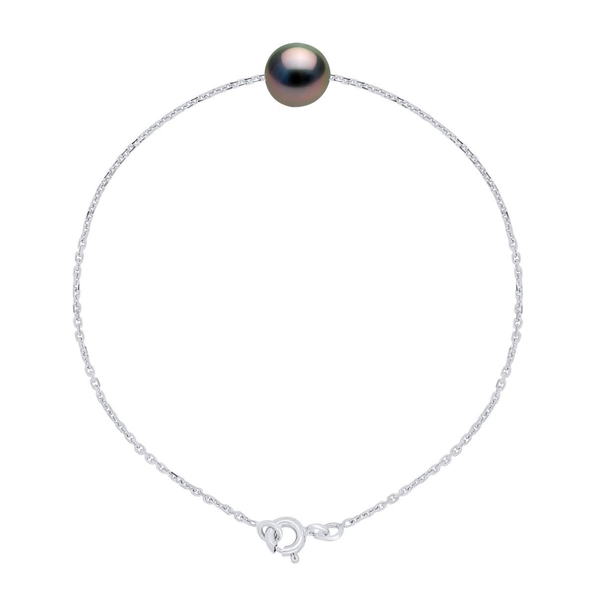 Elegantes Silberarmband mit Tahiti-Perle