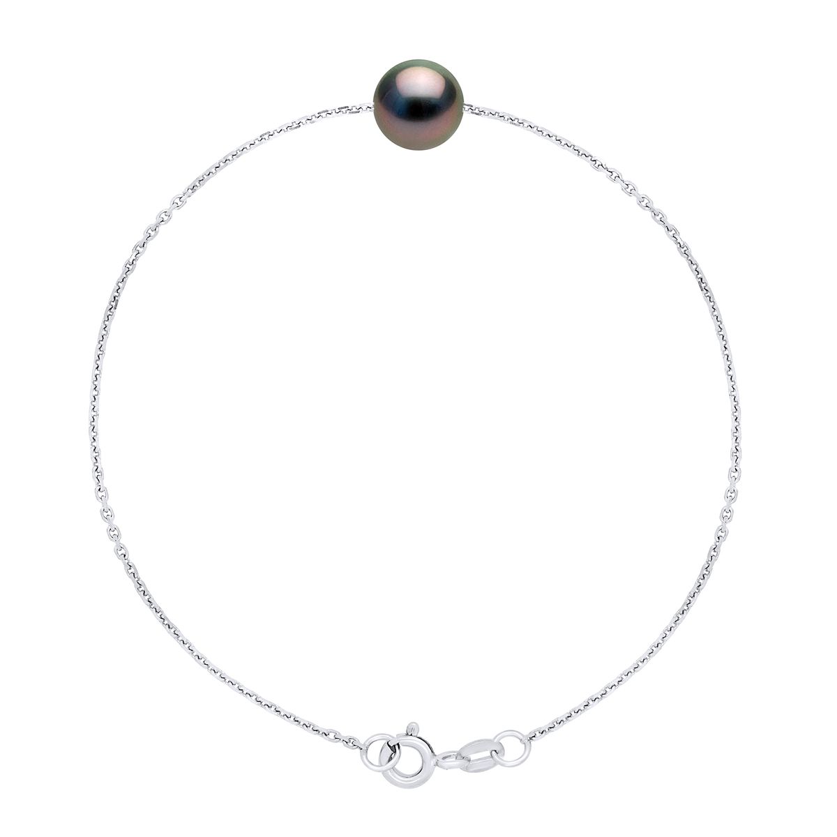 Elegantes Silberarmband mit Tahiti-Perle