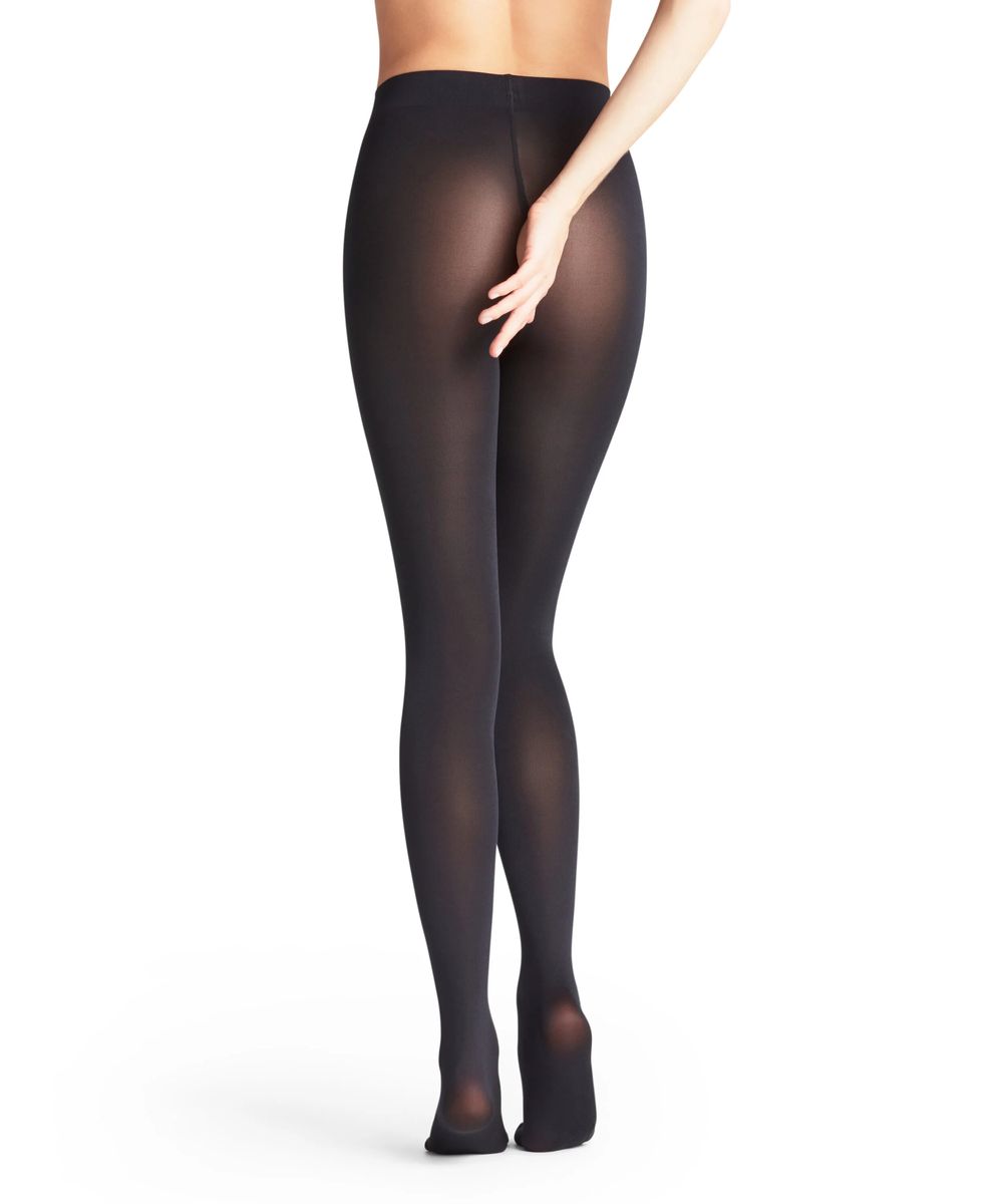 Elegante halb-blickdichte glänzende Strumpfhose