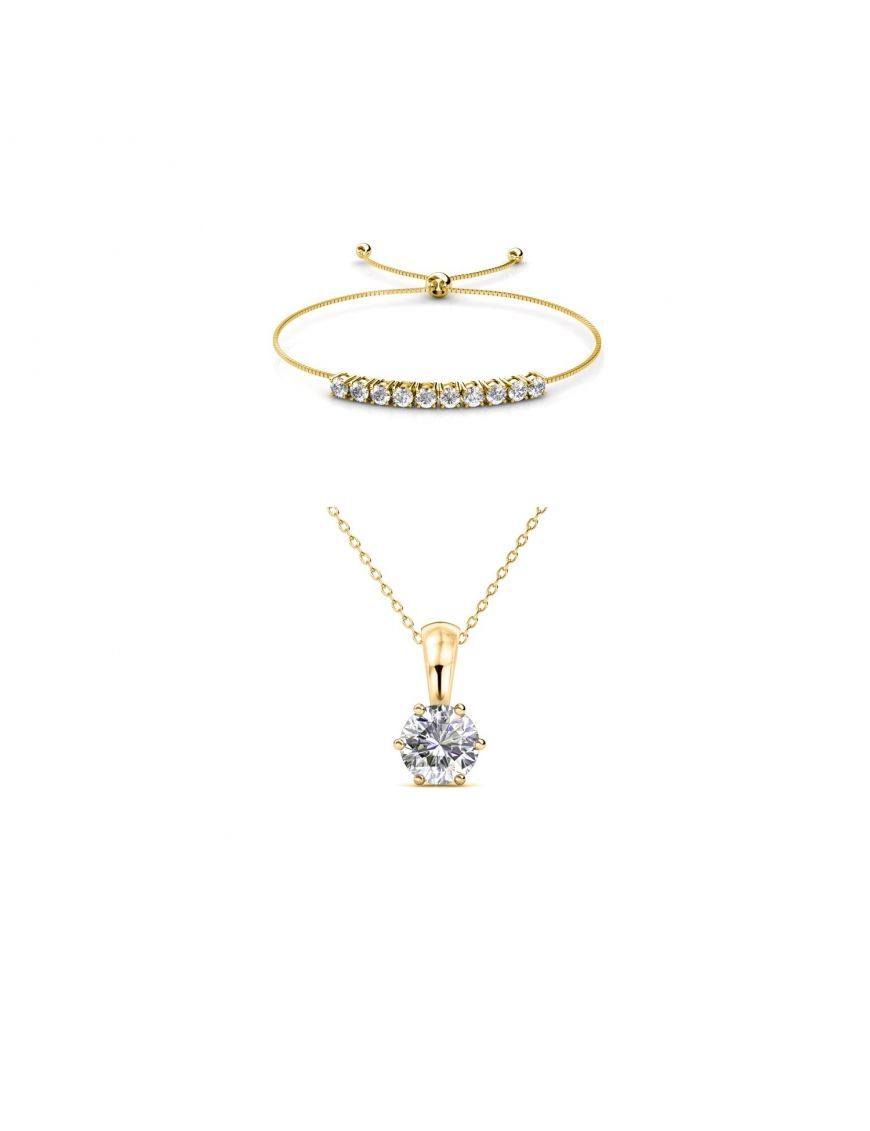 Elegantes Kristall-Schmuckset