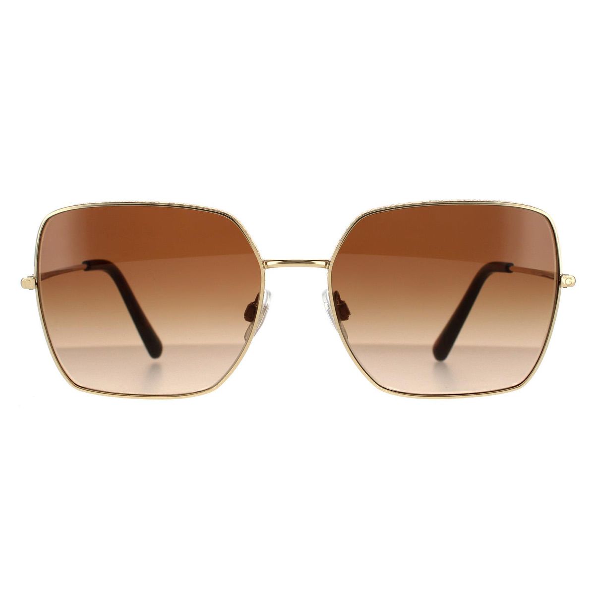 Übergroße quadratische Sonnenbrille mit Farbverlauf