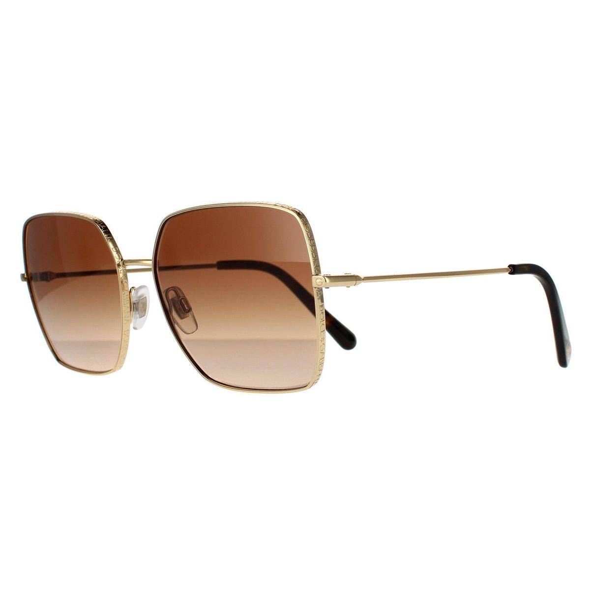 Übergroße quadratische Sonnenbrille mit Farbverlauf