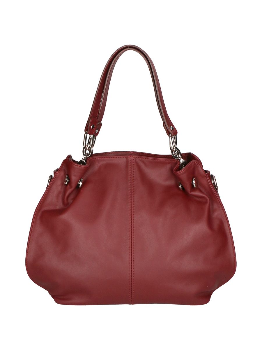 Weiche Schultertasche aus Leder