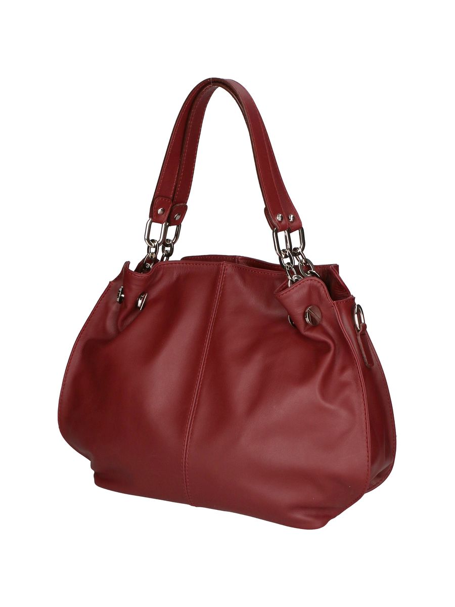 Weiche Schultertasche aus Leder